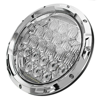 7 pouces 75W 6500K moto en acier inoxydable LED phares 5D lentille faisceau haut/bas étanche IP67