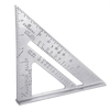 7 pouces en aluminium mesure triangle angle rapporteur rapporteur carré règle travail du bois