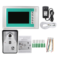 7 pouces fil vidéo porte téléphone sonnette interphone caméra moniteur sécurité Vision nocturne
