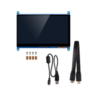 7 pouces Full View LCD IPS Écran tactile 1024*600 800*480 HD HDMI Moniteur daffichage pour Raspberry Pi