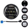 7 pouces H4 H13 75 W rond LED projecteur phares pour Harley Cafe Racer moto pour Jeep