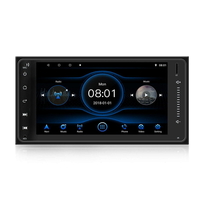 7 pouces pour Android 8.1 Autoradio Stéréo Quad Core 1 + 16G GPS Écran tactile HD Bluetooth mains libres OBD2 Support ca