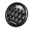 7 pouces rond LED noir phare blanc lampe DRL Salut / Lo faisceau pour Jeep / JK TJ / LJ / CJ