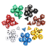 7 Set 49Pcs Polyhedral Jeu TRPG Donjons Et Dragons Dés DnD RPG Avec Sac