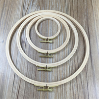 7 Taille En Bois Broderie Cerceaux Point De Croix Couture Outils Craft Anneau Cadre Machine Outil