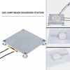 70 * 70mm LED dissolvant de lampe BGA Station de soudure de soudure de puce de démolition en aluminium PTC plaque chauff