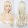 70 cm de long costume synthétique perruque cosplay haute temprature fibres extensions de cheveux de fibre pour les femme