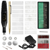 70 Pcs Mini DIY Électrique Gravure Stylo Kit Réglable Vitesse Gravure Forage Polissage Stylo Pour Bijoux Diamant Bois