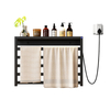 70 W Intelligent Thermostatique Chauffage Électrique Serviette Étagère Rack En Fiber De Carbone Chauffage Ménage Serviet