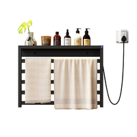 70 W Intelligent Thermostatique Chauffage Électrique Serviette Étagère Rack En Fiber De Carbone Chauffage Ménage Serviet