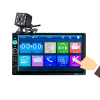 7010B 7 pouces 2DIN voiture lecteur MP5 LCD écran tactile bluetooth FM Radio téléphone miroir lien avec caméra de recul