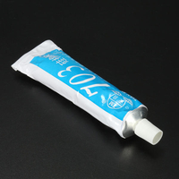 703 durcissant la colle adhésive en caoutchouc de silicone de mastic pour des tuiles en plastique en verre en métal