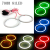 70MM COB LED Angel Eyes Lights Lampe danneau Halo 12V-24V 300LM pour BMW