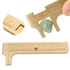 70mm Mini Laiton Jauge de coulissement Vernier Perle Bijoux Mesurer Pocket Caliper