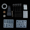 70pcs / Set DIY Craft Outils Kit Moule En Cristal De Silicone Fabrication De Bijoux Pendentif Moulage De Résine