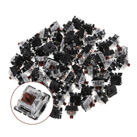 70PCS Pack 3Pin Gateron Tactile Brown Switch Commutateur de clavier pour clavier de jeu mécanique