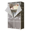 70x45x160cm armoire en tissu non tissé pliable maison vêtements placard organisateur de rangement