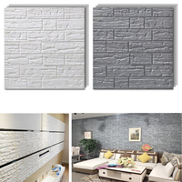 70x77cm 3D Brique Sticker Mur Papier Peint Décor Mousse Revêtement Murale Étanche Papier Peint DIY Fond