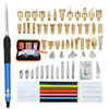 71 Pcs 60 W Température Réglable Électrique À Souder Pyrogravure Fer Ensemble Soudure Station De Soudure Chaleur Crayon