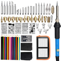 71 Pcs Fer À Souder Kit Doutils Stylo À Brûler Du Bois Conseils Pochoir À Souder Outils Pyrogravure Artisanat Kits
