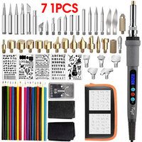 71 pcs numérique gravure fer à souder ensemble pour température constante outils de fer à souder électrique