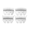 7/13 dents électrique lame de cisaillement de mouton ciseaux courbes droites ciseaux pièces de ciseaux