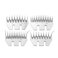 7/13 dents électrique lame de cisaillement de mouton ciseaux courbes droites ciseaux pièces de ciseaux