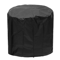 71x53cm housse de cheminée ronde étanche UV housse de protection extérieure barbecue barbecue de patio