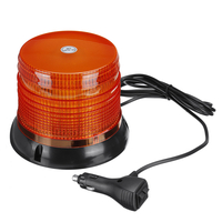 72 LED Lampe stroboscopique rotative durgence davertissement de balise ambre clignotante magnétique
