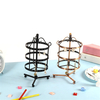 72 trous 3 couche boucles doreilles en métal rotatif présentoir bijoux organisateur titulaire outils kit