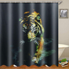72 "X 72" Rideau de douche avec rideaux de douche en plastique,  décor animalier et nature