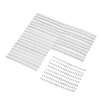720Pcs 1206 Condensateur SMD Assortiment Kit 36 Valeurs 1pF ~ 10uF Kit Déchantillons