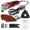 720W 220V Multi-Outil Oscillant 6 Outils à Variation de Vitesse Variable Découpeuse Outils Oscillants