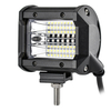 72W 4 pouces RGB LED Barre lumineuse de travail Conduisant le feu de brouillard 10-32V pour 4WD SUV Truck UTE Offroad AT
