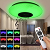 72W RVB Musique Colorée LED Plafonnier Dimmable Lampe Bluetooth + APP Contrôle AC180V ~ 265V
