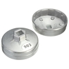 74mm 14 flûte outil douille de clé de filtre à huile de capsule en aluminium de dissolvant pour la voiture