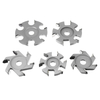 75-100mm diamètre 16mm alésage argent lame hexagonale puissance disque de sculpture sur bois meuleuse dangle attach