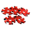 75-100mm Diamètre 16mm Alésage Rouge Hexagonal Lame Puissance Sculpture Sur Bois Angle De Disque Grinder Attachement
