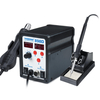 750W SMD Rework Station de fer à souder Buse à air chaud Support de soudeur à souder + Outil 3 buses