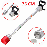 75cm airless pistolet pulvérisateur tige de rallonge avec garde pointe noire pour Wagner Titan