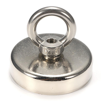 75mmx63mm 162kg Aimant de récupération de néodyme 304 Acier en acier inoxydable Détecteur de métaux