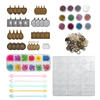75pcs moulage de bijoux fabrication de moules en silicone pendentif outils plateau outils kit