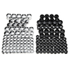 76 pièces couvercle de capuchons de boulon à vis pour Harley Davidson Twin Cam Dyna 1991-2013