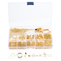 760 Pcs / Set Épingles À Oeil Pinces De Homard Bijoux Fil Boucle Doreille Crochets Bijoux Trouver Kit pour DIY Coll