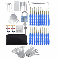 77 pièces tout-en-un déverrouillage pratique formation verrouillage clé extracteur cadenas trousse à outils