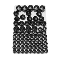 78 pcs Moto Boulon Toppers ABS Couvercle Cap Pour Harley Davidson Dyna Glide