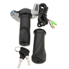 7/8 po (22.2mm) 24V Scooter électrique Motocyclette manette de gaz Guidon Poignées LED Digital Meter