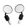 7/8 pouce examen moto final 22mm guidon miroirs noir pour Honda
