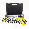78pcs essentiel trousse à outils ménage bricolage réparation outils à main clé clé à cliquet tournevis pince boîte cas