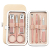 7/9/12/15/18 pcs Coupe-ongles en acier inoxydable Set Facial Hand Foot Care Tools Kit de manucure